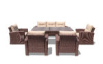 804#RHINO GRANDE DINING SOFA SET 3